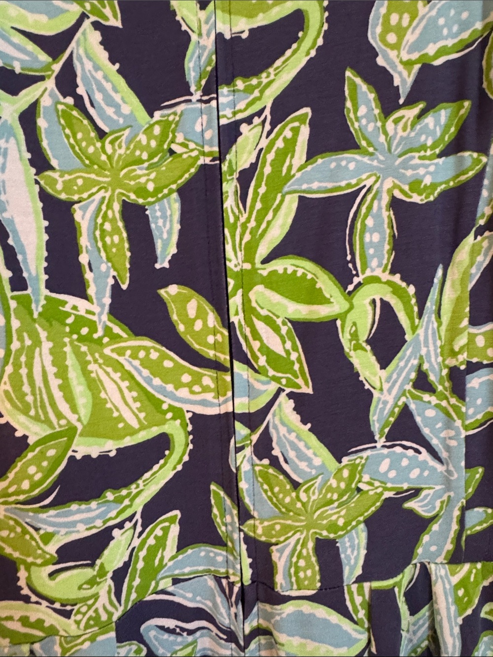 NWT Lilly Pulitzer Carmilla Navy & Lime Green Tropical V-Neck Maxi Dress - Picture 4 of 7
